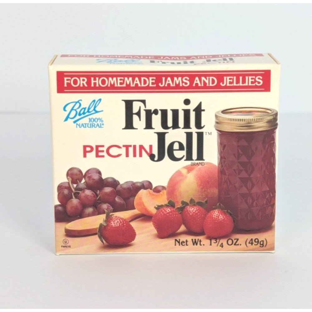 Vintage Ball Fruit Jelly Pectin Box Advertising Prop BALL Canning NOS Exp. Dec97